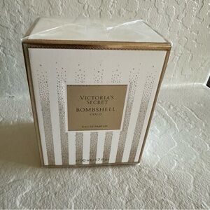Victoria's Secret Bombshell Gold Box - White & Gold